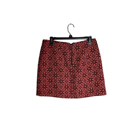 Forever 21 Floral Skirt Pink & Navy Large - Picture 2 of 4